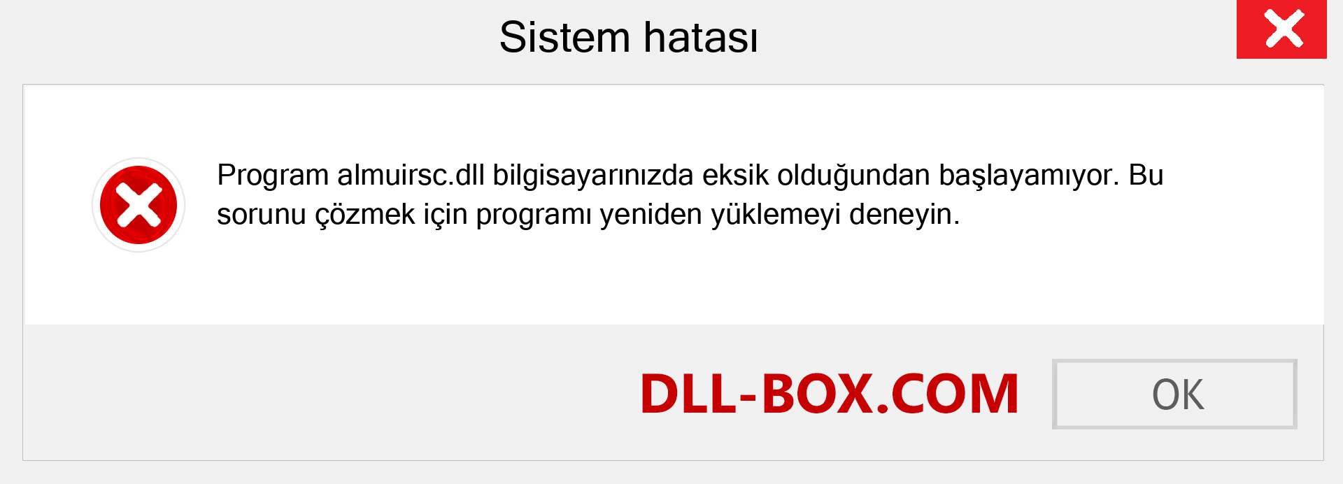 almuirsc.dll dosyası eksik mi? Windows 7, 8, 10 için İndirin - Windows'ta almuirsc dll Eksik Hatasını Düzeltin, fotoğraflar, resimler